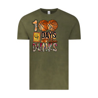 Vintage Olive 100 of days slam dunks Vintage Tee - SublimationCraftShop