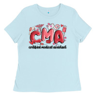 Baby Blue valentines day cma Ladies Tee - MaliasSmallBusiness