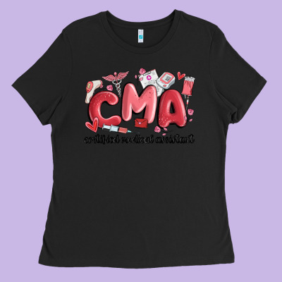 Valentines Day Cma Ladies Tee Designed By Maliassmallbusiness