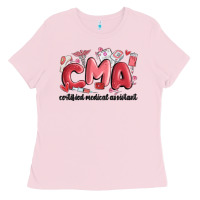 Bubblegum Pink valentines day cma Ladies Tee - MaliasSmallBusiness