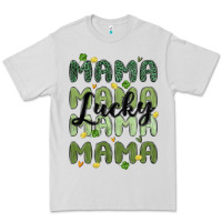 Dove Grey lucky mama Premium Tee - MaliasSmallBusiness