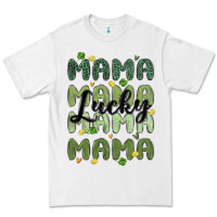 White lucky mama Premium Tee - MaliasSmallBusiness