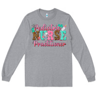 Heather Grey Pediatric Nurse Practitioner Long Sleeve Tee - texasbilliewilder