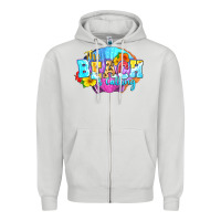 Dove Grey The beach is calling Zipper Hoodie - FaDigitalArtStudio