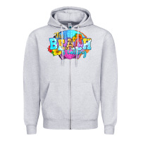 Heather Grey The beach is calling Zipper Hoodie - FaDigitalArtStudio