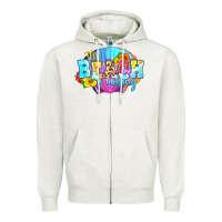 Oatmeal Heather The beach is calling Zipper Hoodie - FaDigitalArtStudio