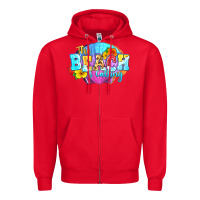 Red The beach is calling Zipper Hoodie - FaDigitalArtStudio