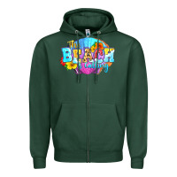 Sports Green The beach is calling Zipper Hoodie - FaDigitalArtStudio