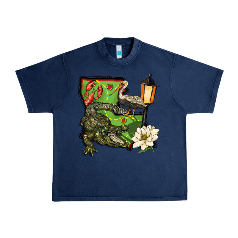 Louisiana State Urban Heavy Tee by BarkalooDesign | Teevron