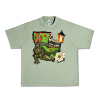 Oil Green louisiana state Urban Heavy Tee - BarkalooDesign