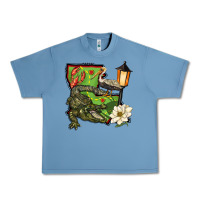 Pebble Blue louisiana state Urban Heavy Tee - BarkalooDesign