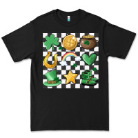Black checker board lucky charms Premium Tee - MaliasSmallBusiness