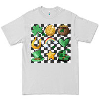 Dove Grey checker board lucky charms Premium Tee - MaliasSmallBusiness
