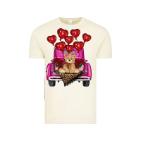 Vintage Arctic valentines day tedybear truck Vintage Tee - RanaPortraitStore