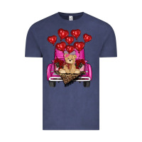 Valentines Day Tedybear Truck Vintage Tee | Teevron