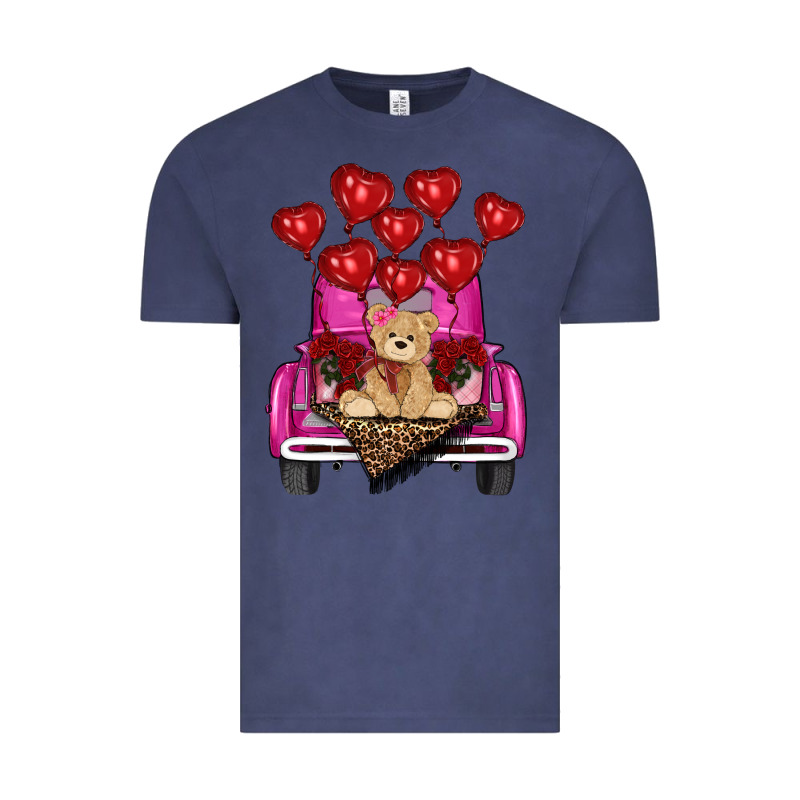 Valentines Day Tedybear Truck Vintage Tee by RanaPortraitStore | Teevron