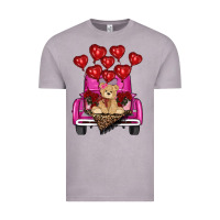 Vintage Zinc valentines day tedybear truck Vintage Tee - RanaPortraitStore