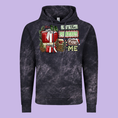 It's The Present For Me Vintage Hoodie Designed By Sublimationcraftshop