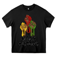 Black black history malia Heavy Core Tee - MaliasSmallBusiness