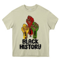 Mossy black history malia Heavy Core Tee - MaliasSmallBusiness