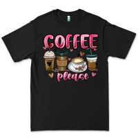 Black coffee please Premium Tee - MaliasSmallBusiness