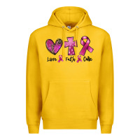 Lemon Love Faith cure Breast Cancer Premium Hoodie - FaDigitalArtStudio