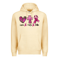 Pina Colada Love Faith cure Breast Cancer Premium Hoodie - FaDigitalArtStudio