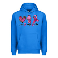 True Royal Love Faith cure Breast Cancer Premium Hoodie - FaDigitalArtStudio