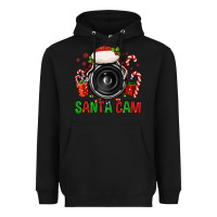 Black santa cam Heavyweight Hoodie - FaDigitalArtStudio