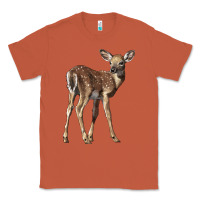 Copper white tailed fawn deer Classic Tee - LillyAllenDesigns