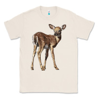 Natural white tailed fawn deer Classic Tee - LillyAllenDesigns