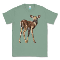 Sage white tailed fawn deer Classic Tee - LillyAllenDesigns
