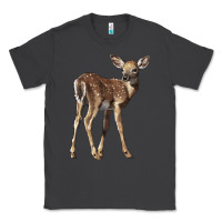 Smoke white tailed fawn deer Classic Tee - LillyAllenDesigns
