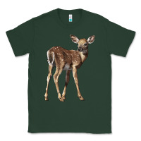 Sports Green white tailed fawn deer Classic Tee - LillyAllenDesigns