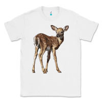 White white tailed fawn deer Classic Tee - LillyAllenDesigns