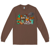 Chestnut Basketball coffee cups Long Sleeve Tee - NancyCooperArtShop