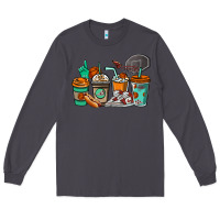 Smoke Basketball coffee cups Long Sleeve Tee - NancyCooperArtShop