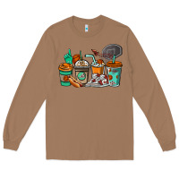 Toasted Coconut Basketball coffee cups Long Sleeve Tee - NancyCooperArtShop
