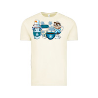 Vintage Arctic Winter Coffee Cups Vintage Tee - Artiststas