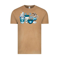 Vintage Camel Winter Coffee Cups Vintage Tee - Artiststas