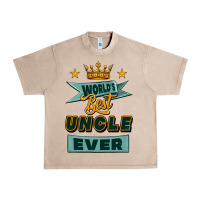 French Oak world's best uncle ever Urban Heavy Tee - Jasminsmagicworld