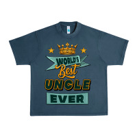 Midnight Navy world's best uncle ever Urban Heavy Tee - Jasminsmagicworld