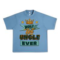 Pebble Blue world's best uncle ever Urban Heavy Tee - Jasminsmagicworld
