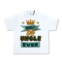 White world's best uncle ever Urban Heavy Tee - Jasminsmagicworld