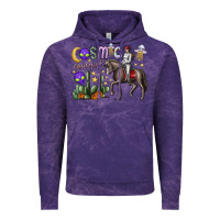 Cloud Purple cosmic cowgirl Vintage Hoodie - SublimationCraftShop