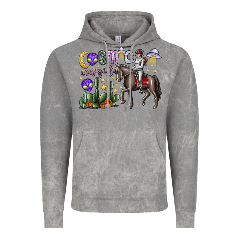 Cosmic Cowgirl Vintage Hoodie by SublimationCraftShop | Teevron