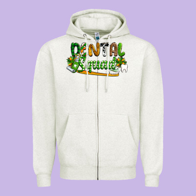 St. Patrick's Day Dental Squad Zipper Hoodie Designed By Oliviacreatesart