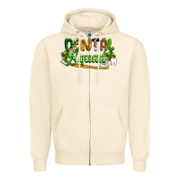 Sandshell St. Patrick's Day Dental squad Zipper Hoodie - OliviaCreatesArt