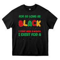 Black black  lifetime Heavy Core Tee - MaliasSmallBusiness