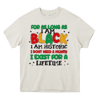 Cream black  lifetime Heavy Core Tee - MaliasSmallBusiness